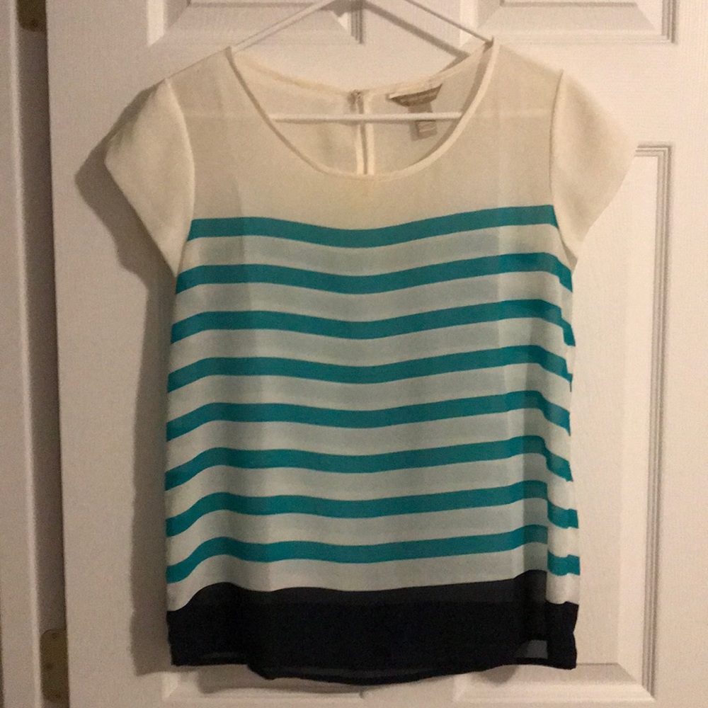 Banana Republic Short Sleeve Blouse Size Small P